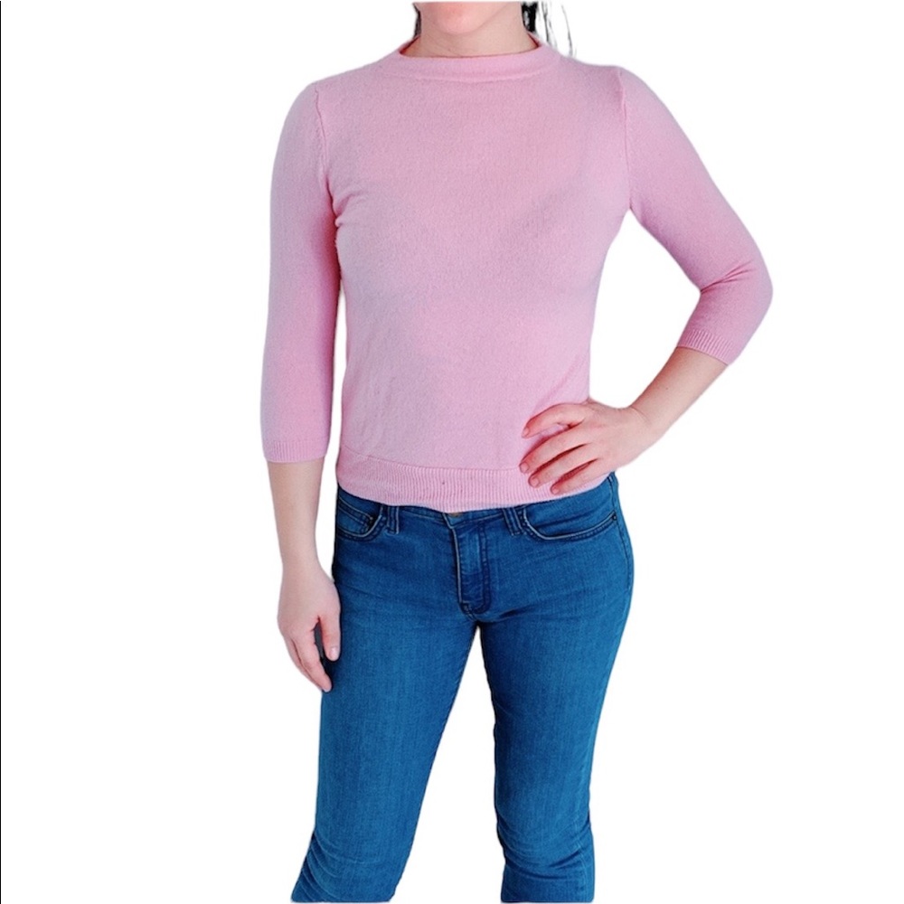 Talbots Cashmere Crop Sweater